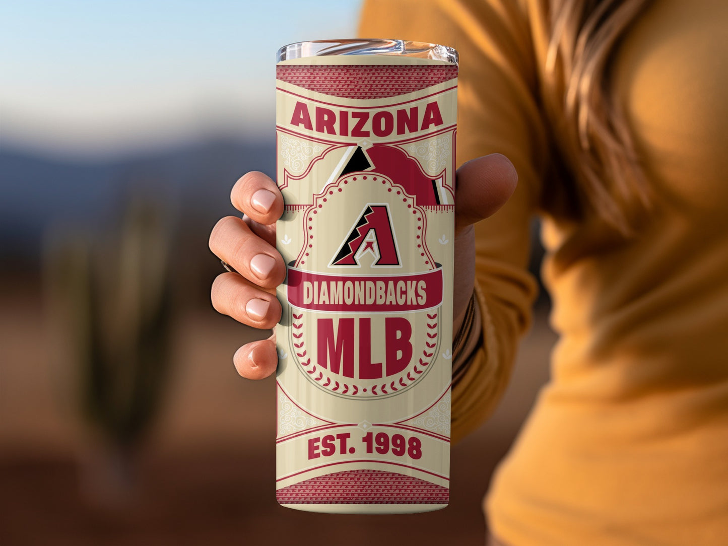 Arizona Diamondbacks MLB Established 1998 Unique Tumbler