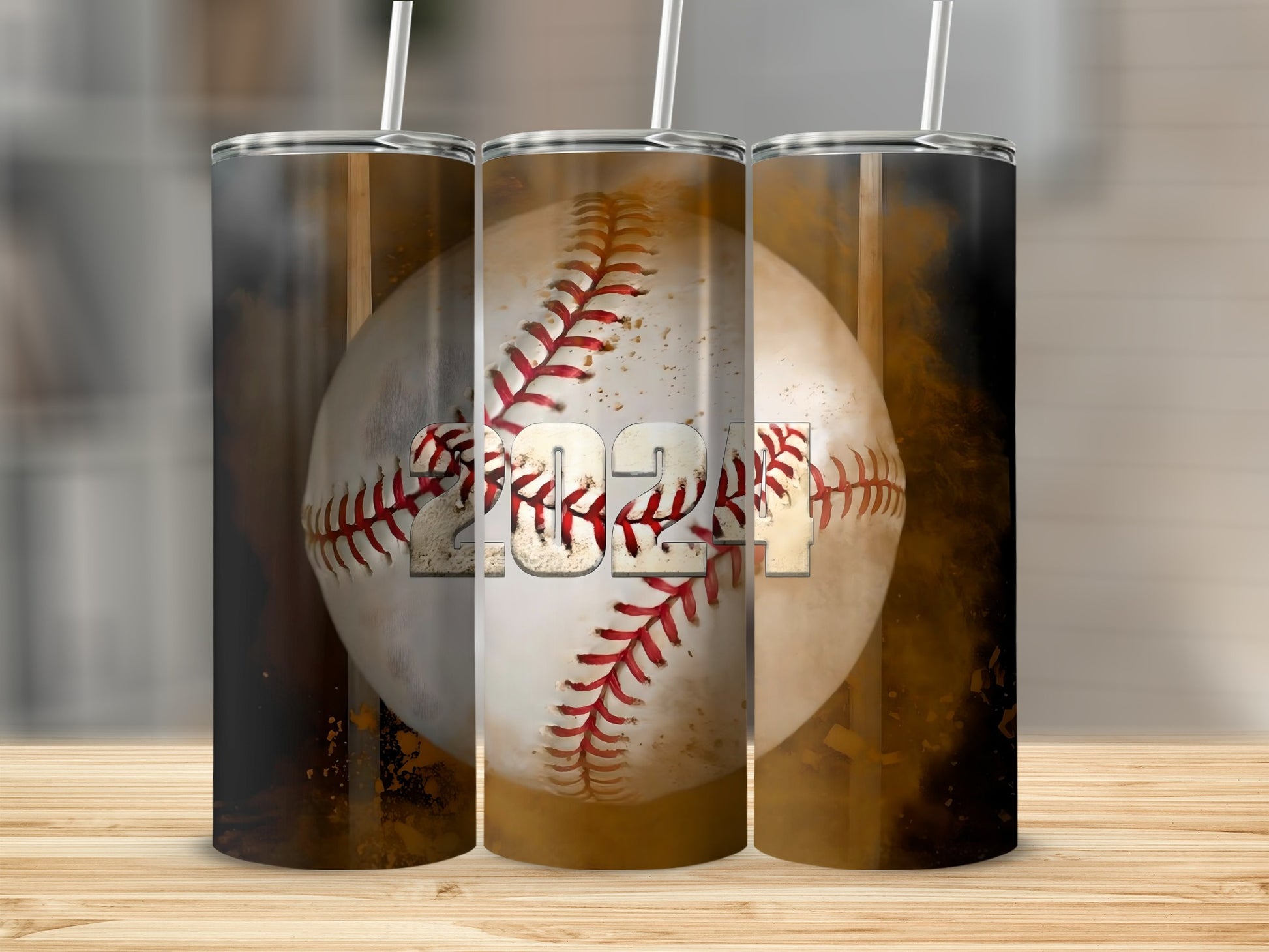 2024 Baseball Design Tumbler Great for Sport Enthusiasts