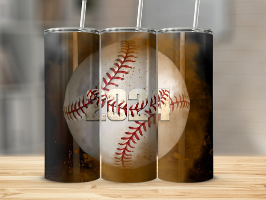 2024 Baseball Design Tumbler Great for Sport Enthusiasts