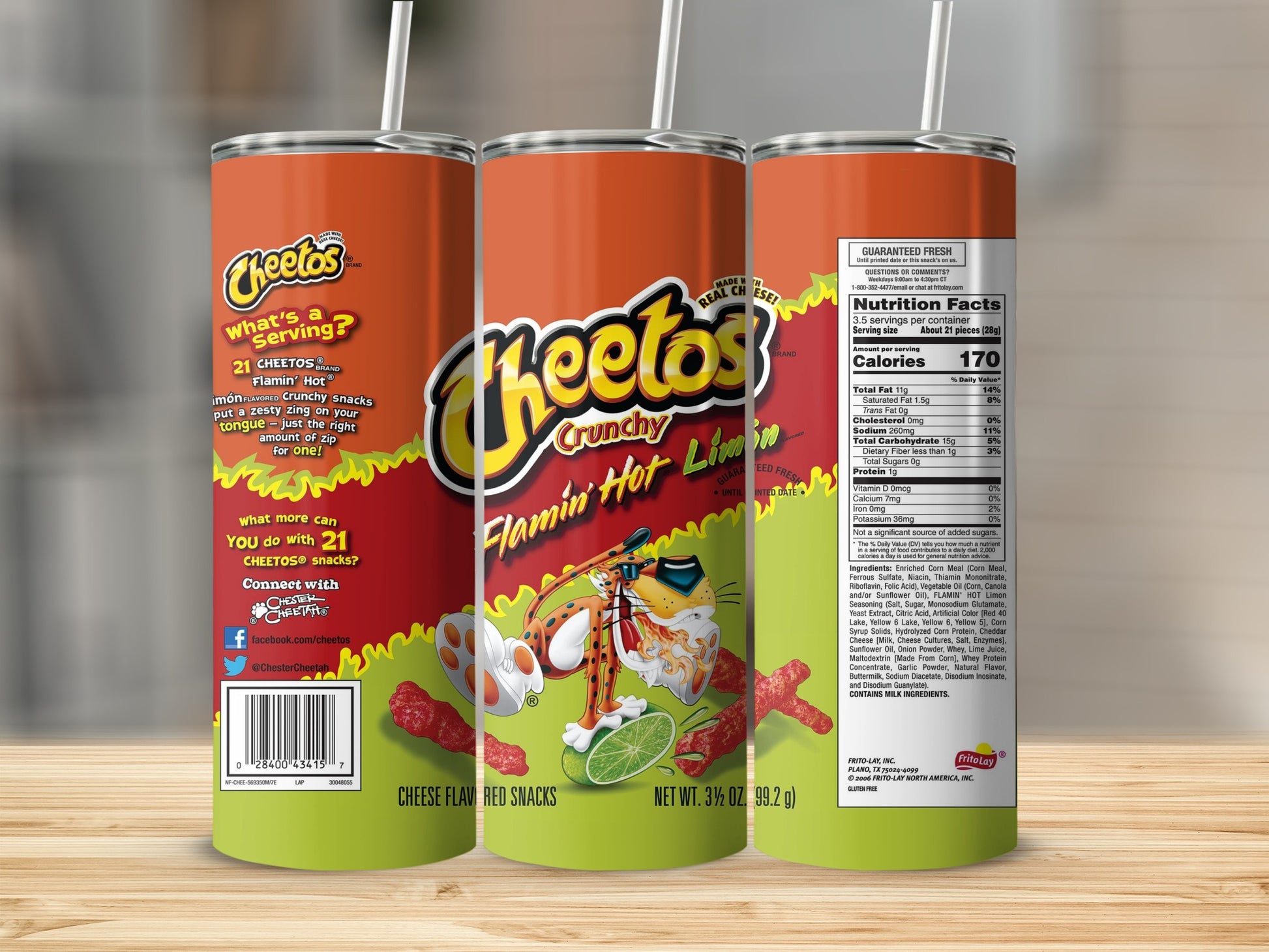 Cheetos Crunchy Flamin Hot Limon Cheese Flavored product type