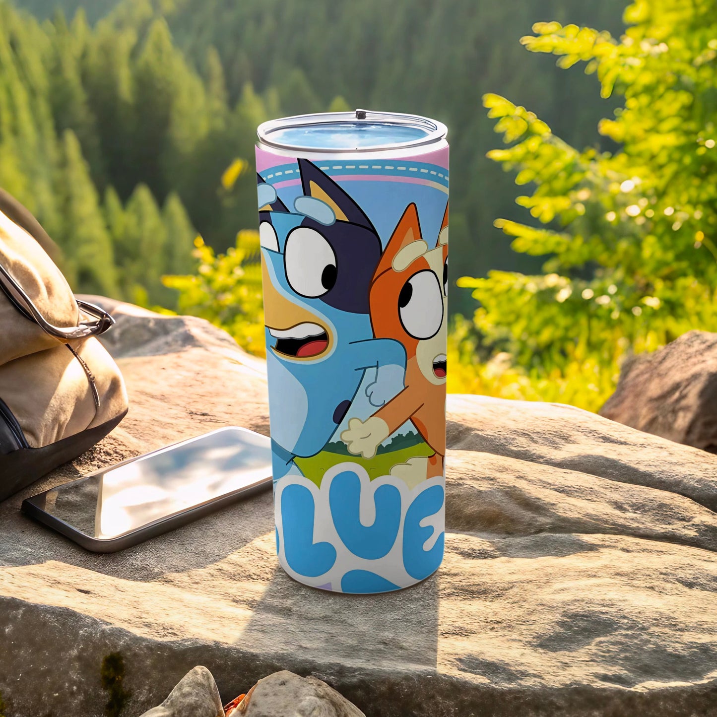 Colorful Cartoon Character Travel Tumbler
