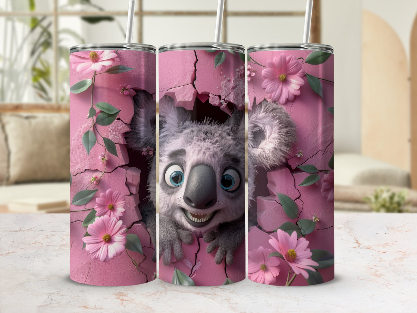 Koala emerging pink cracked wall vibrant flowers product type
Koala Pink Cute Animal Pink Flowers Cracked Wall Unique Design Animal Art Nature Inspired Tumbler Design Graphic Art Adorable Koala Floral Design Happy Koala Whimsical Art Animal Print Pink Aesthetic Cartoon Koala Wildlife Design Creative Art