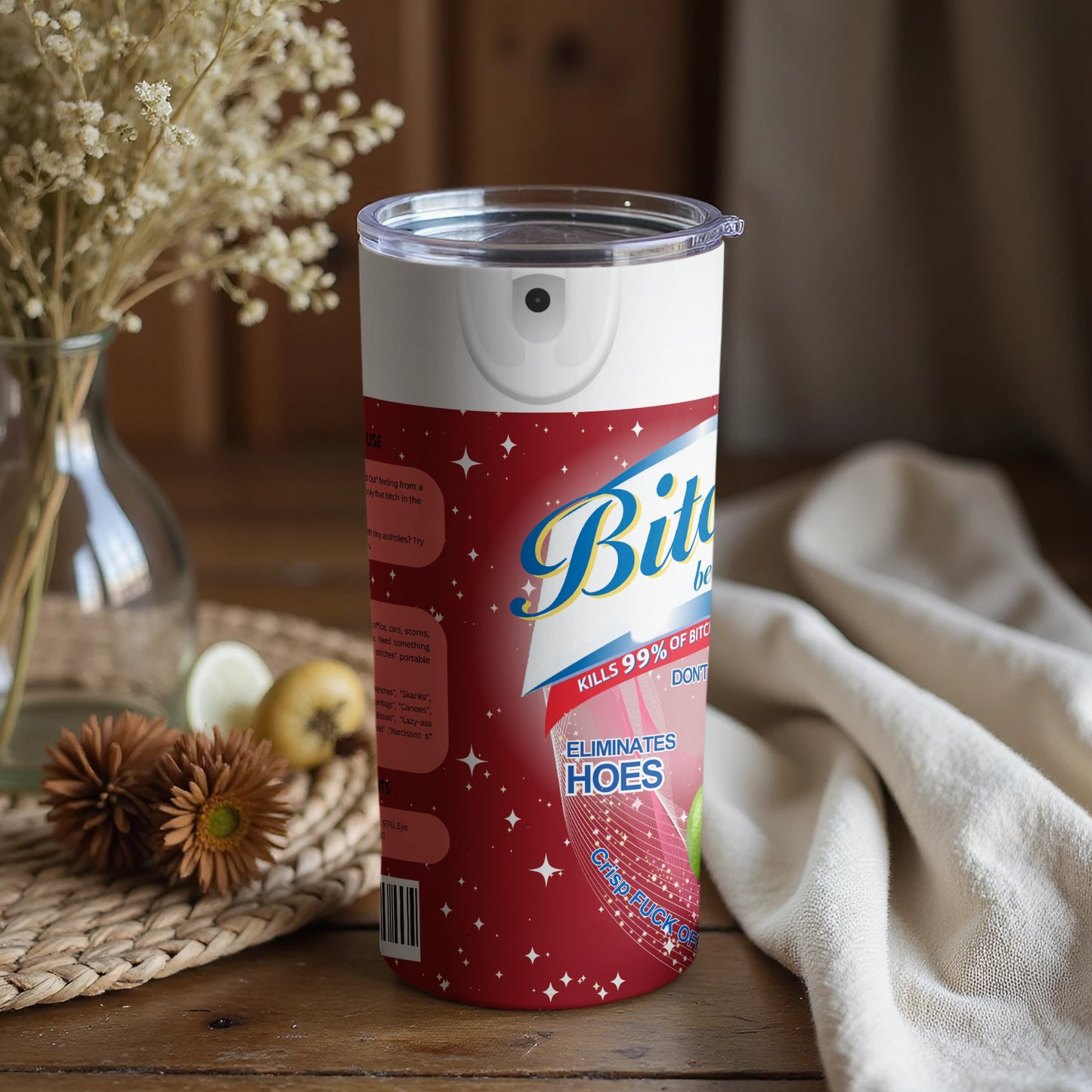 Funny Anti-Bitch Spray Gag Gift for Humor and Laughter