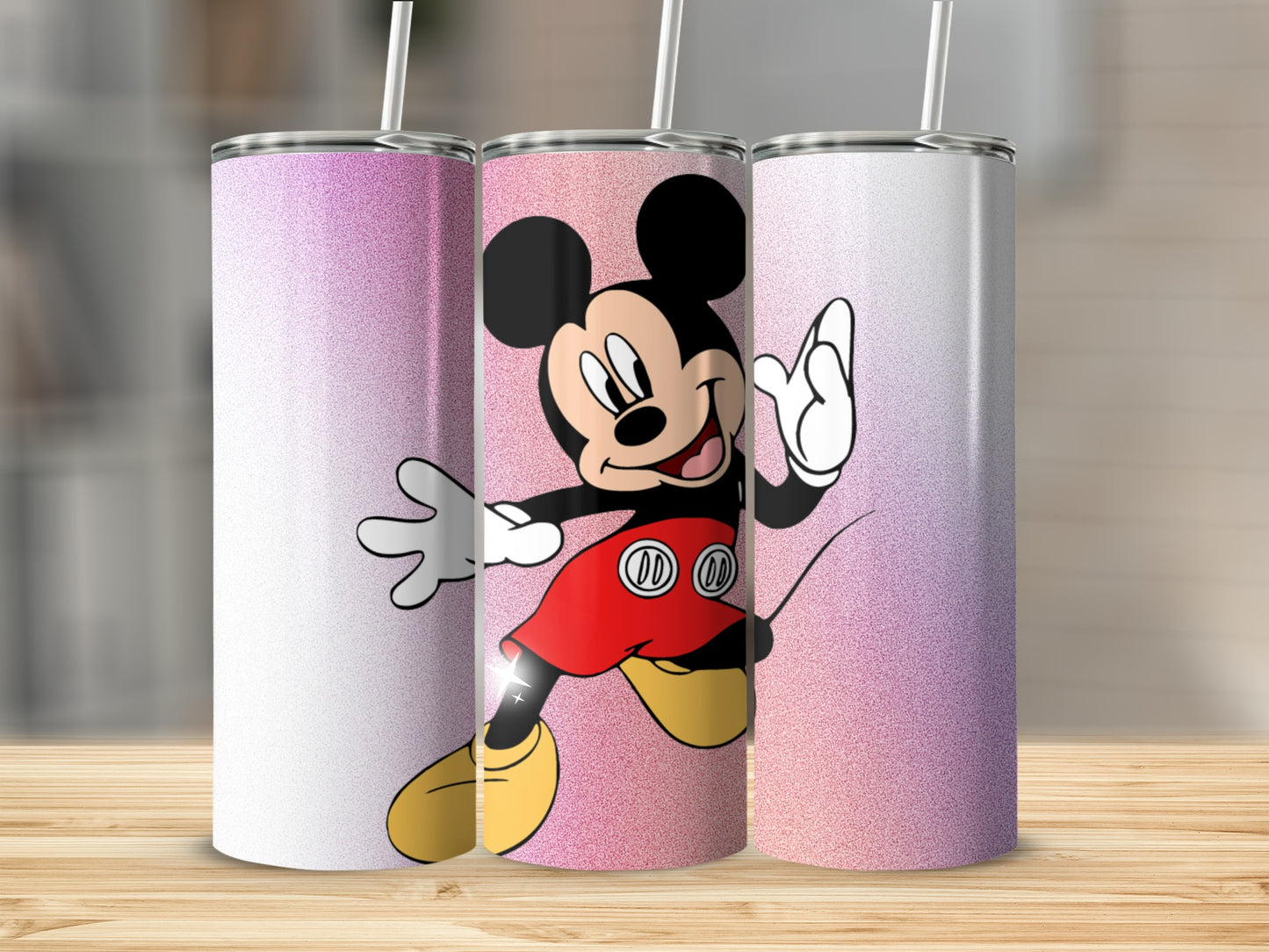 Cute Cartoon Mouse Tumbler Personalized Drinkware Gift