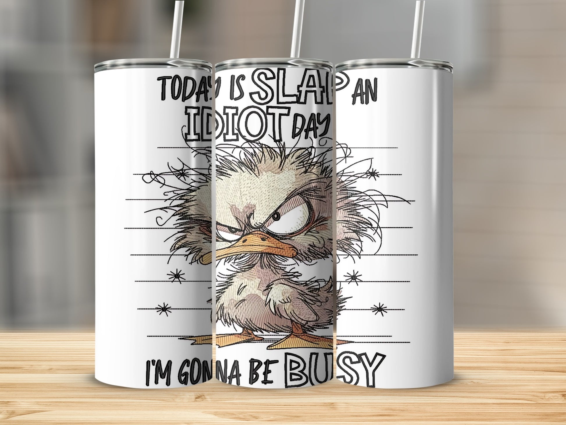 Today Is Slap An Idiot Day Funny Quote Tumbler