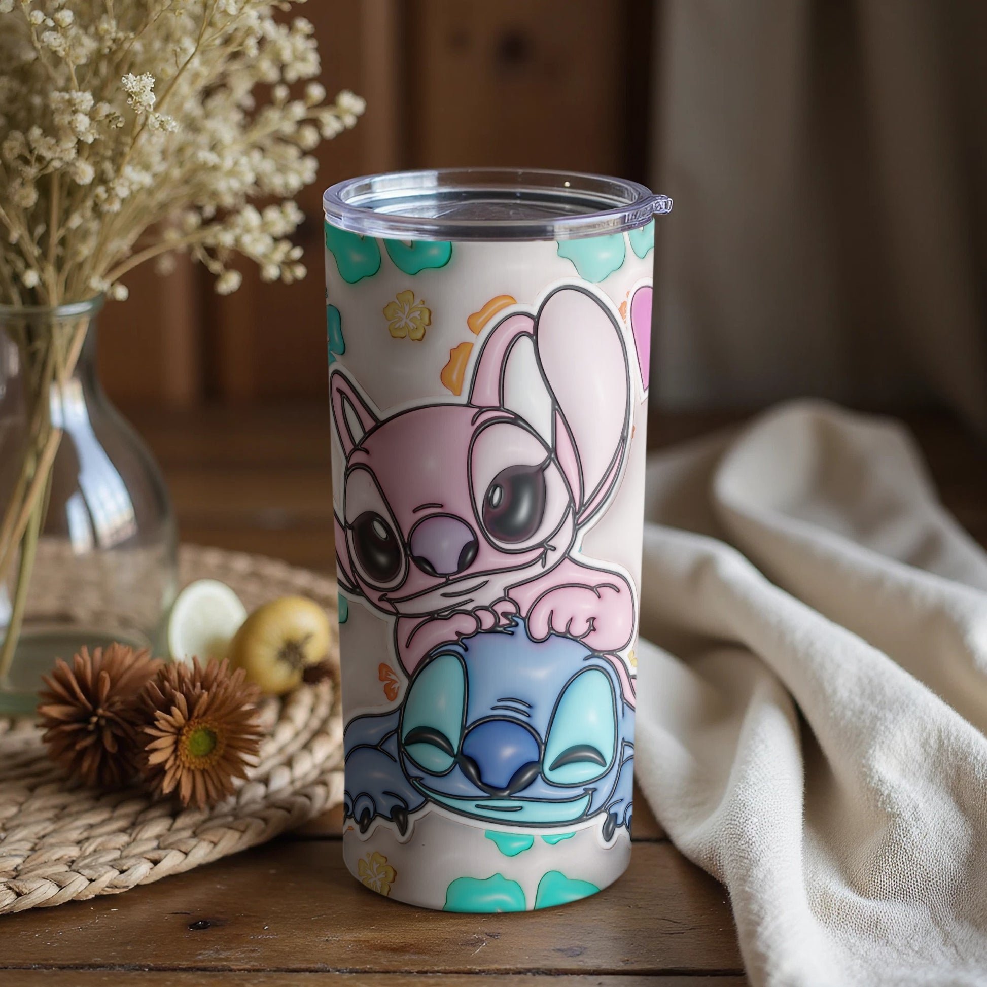 Cute Cartoon Characters Insulated Tumbler