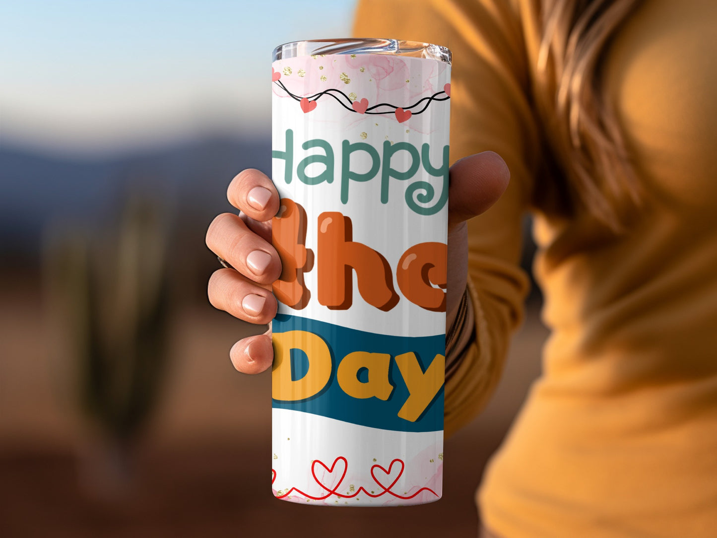 Happy Mother's Day Festive Design Tumbler Cup