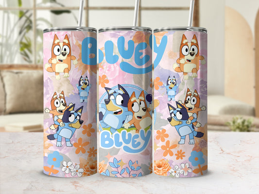 Bluey and Friends Design Stainless Steel Tumbler