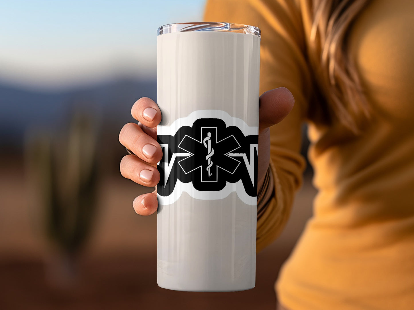 Stylish Medical Insignia Stainless Steel Tumbler 20oz