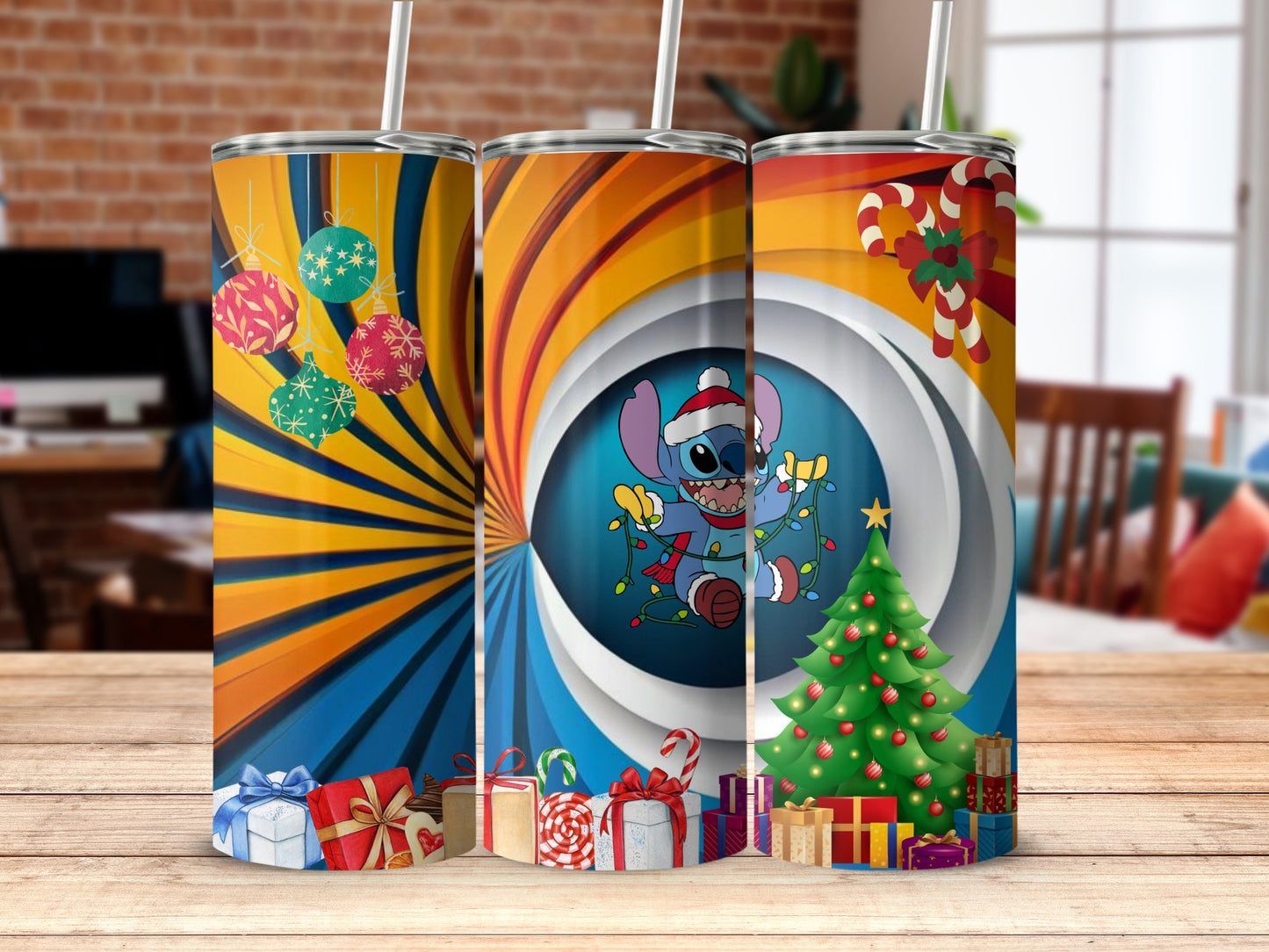 Festive Fun Tumbler Featuring Holiday Designs