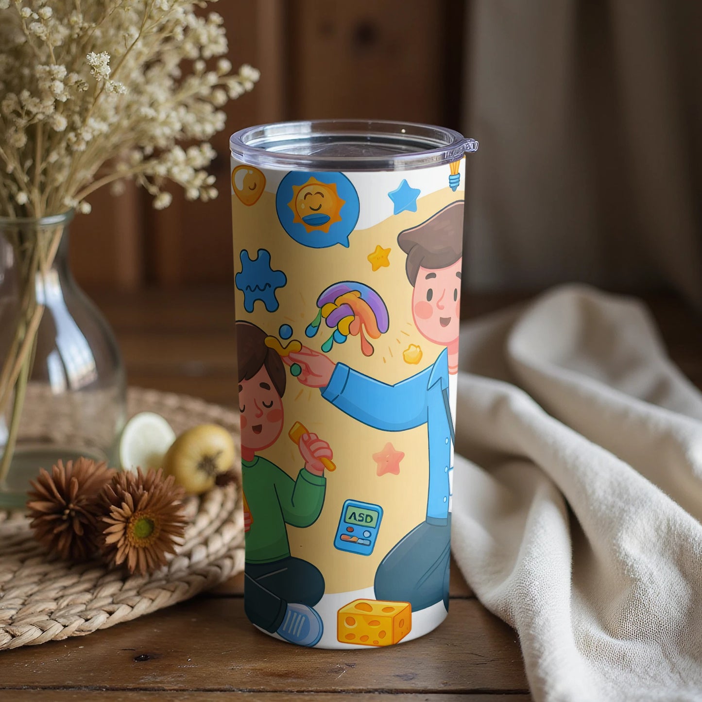 Colorful Playful Design for Families Tumbler