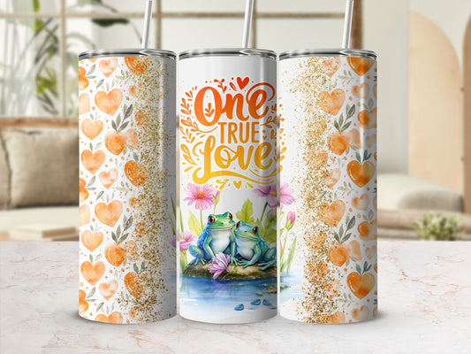 One True Love Frog Art Insulated Tumbler Cup