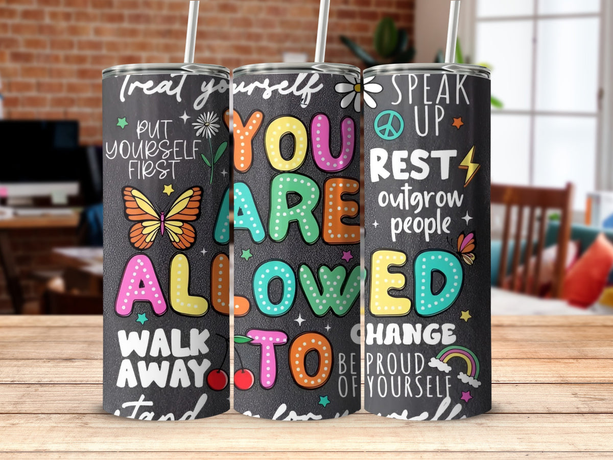 Inspirational Quote Graphics Tumbler Beautiful Design