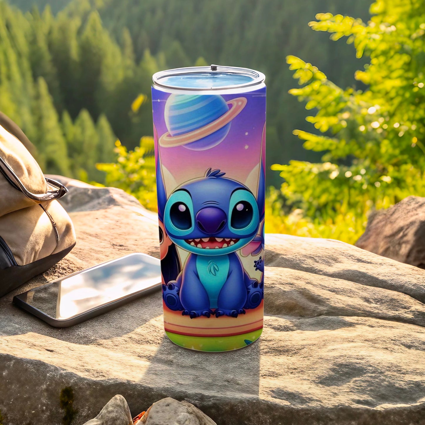 Colorful Cartoon Character Travel Tumbler for Kids