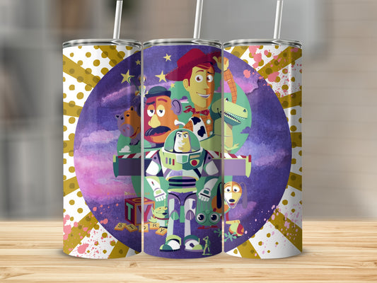Toy Story themed colorful tumbler for kids