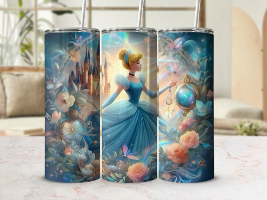 Fairytale Princess Castle Design Travel Mug