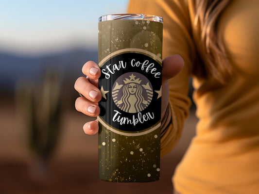 Star Coffee Tumbler with Logo Design Tumbler