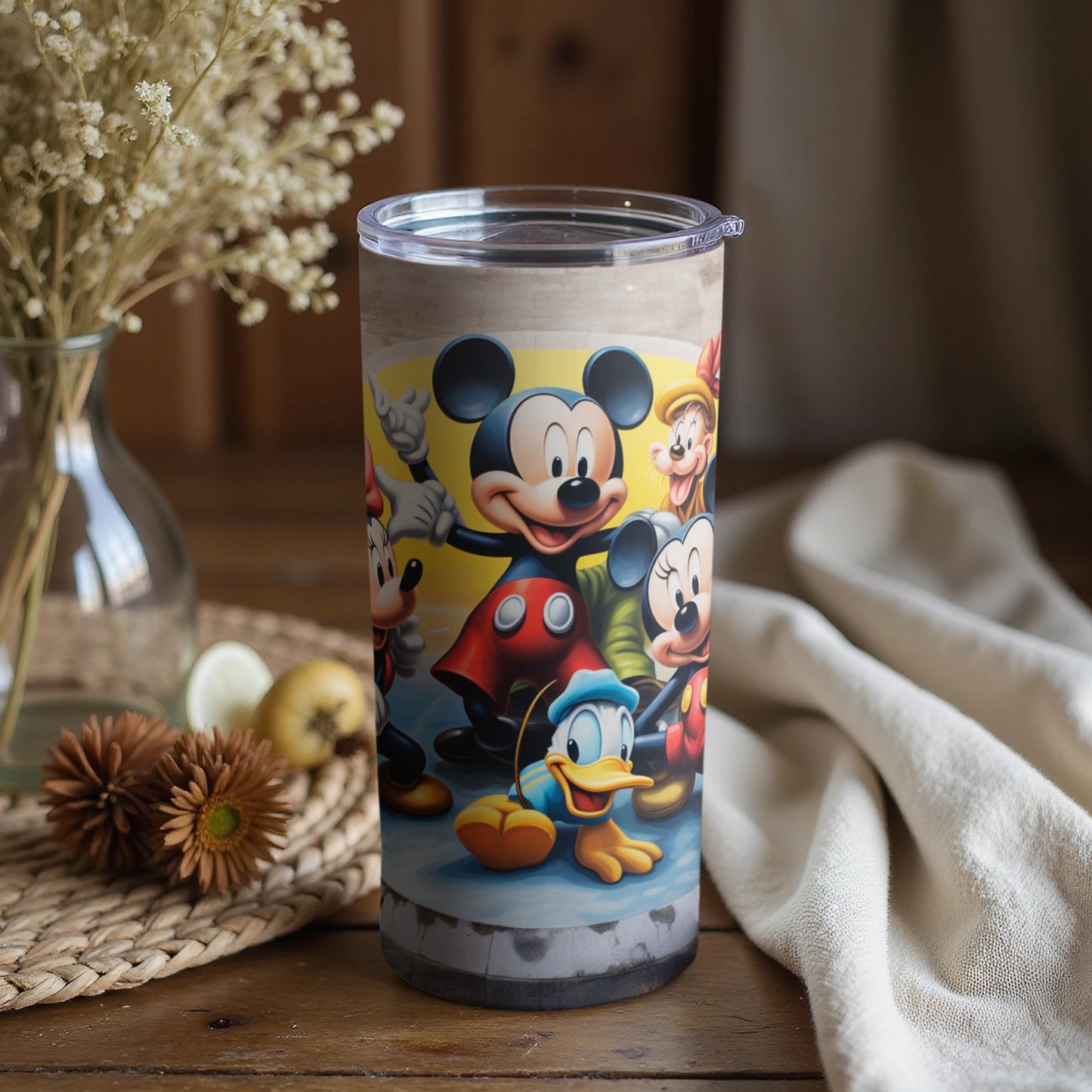 Enthralling Character Tumbler with Iconic Fun Design