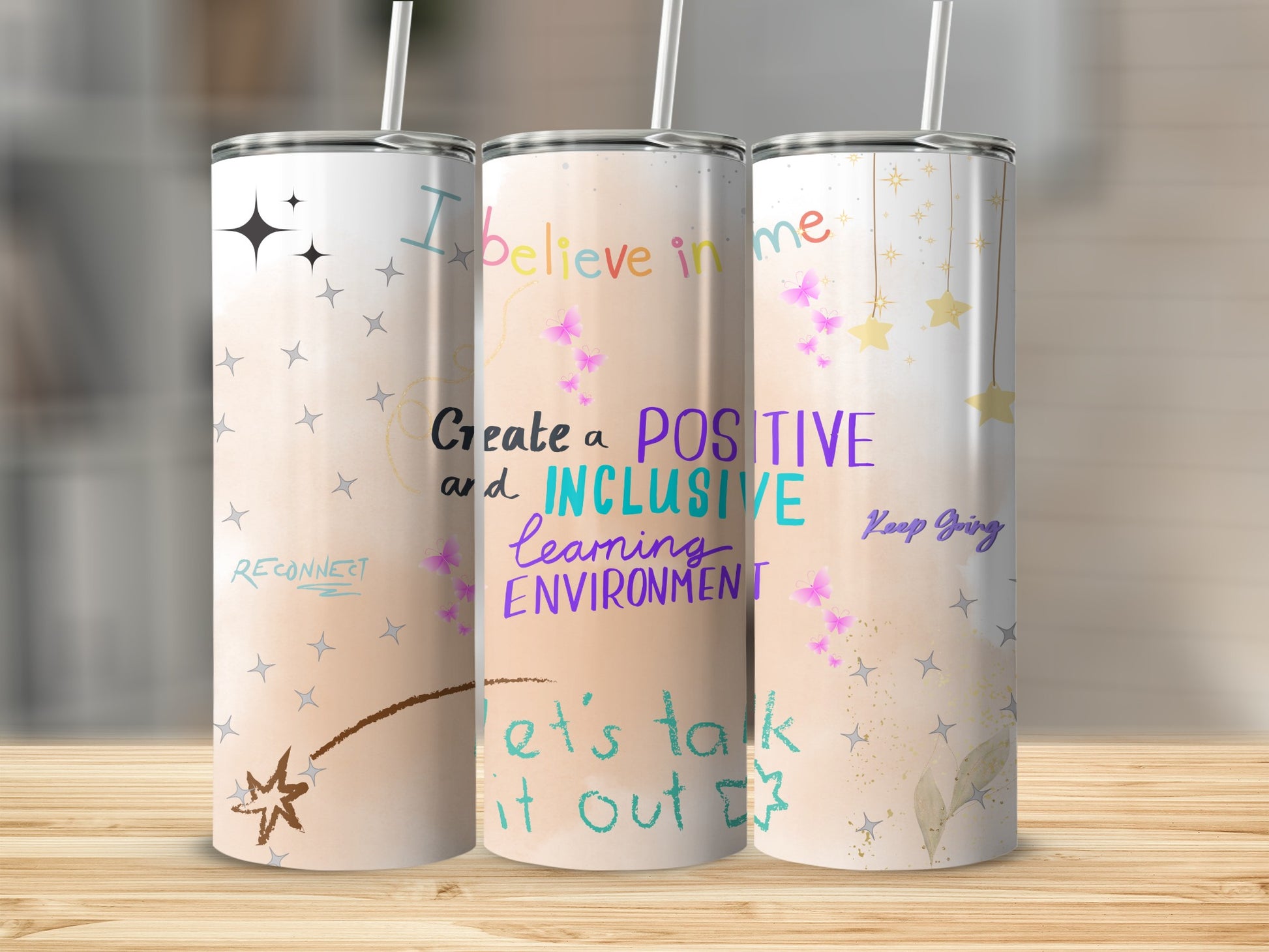 Empowering Positive Inclusive Learning Environment Drinkware