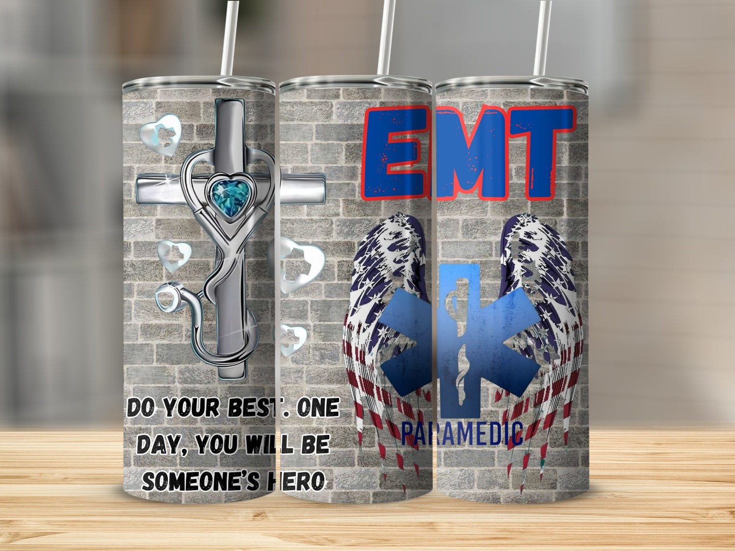 Inspirational EMT Paramedic Hero Tumbler Product