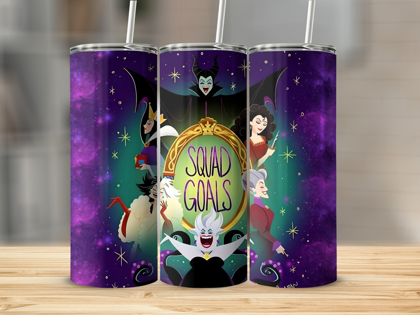 Squad Goals Villains Theme Tumbler