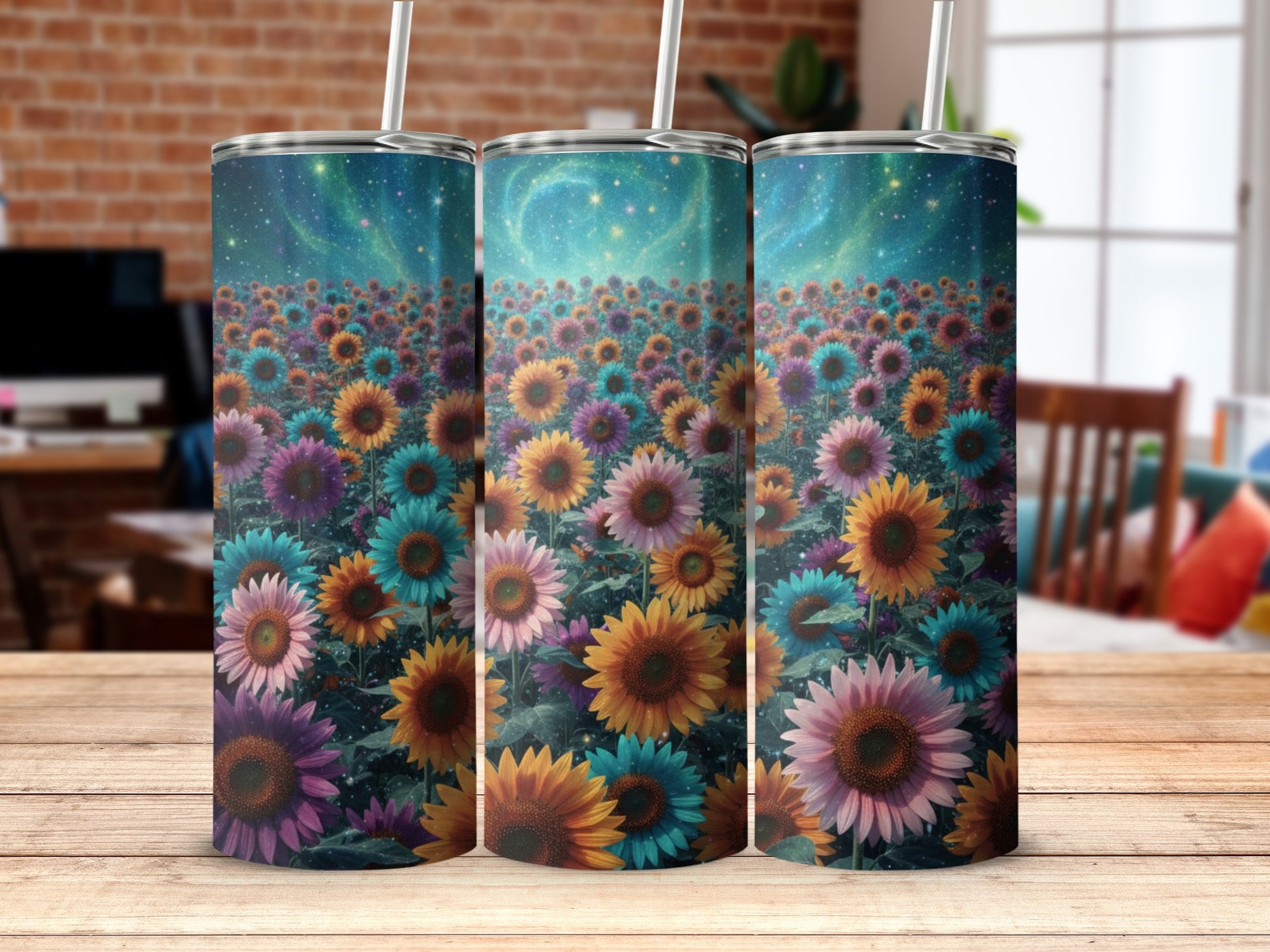 Sunflower Wonderland Tumbler Cup