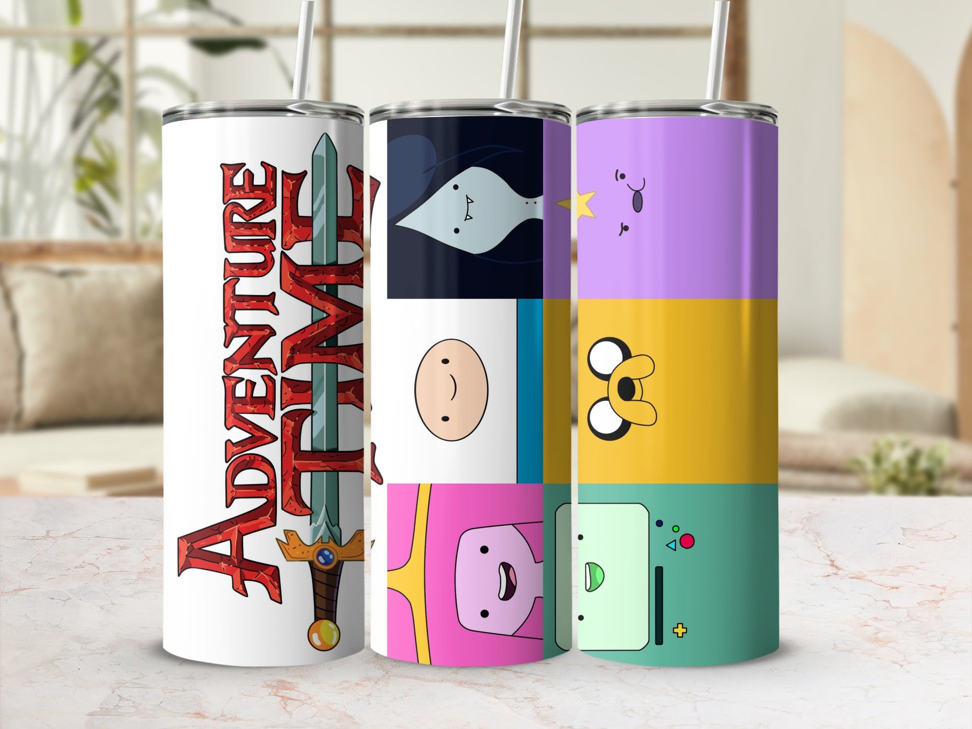 Adventure Time Character Theme Travel Tumbler