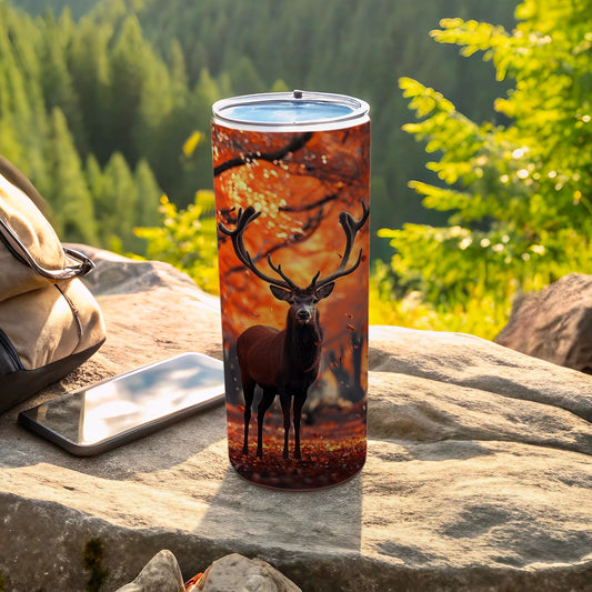 Majestic Stag Autumn Woodland Wildlife Tumbler product type
