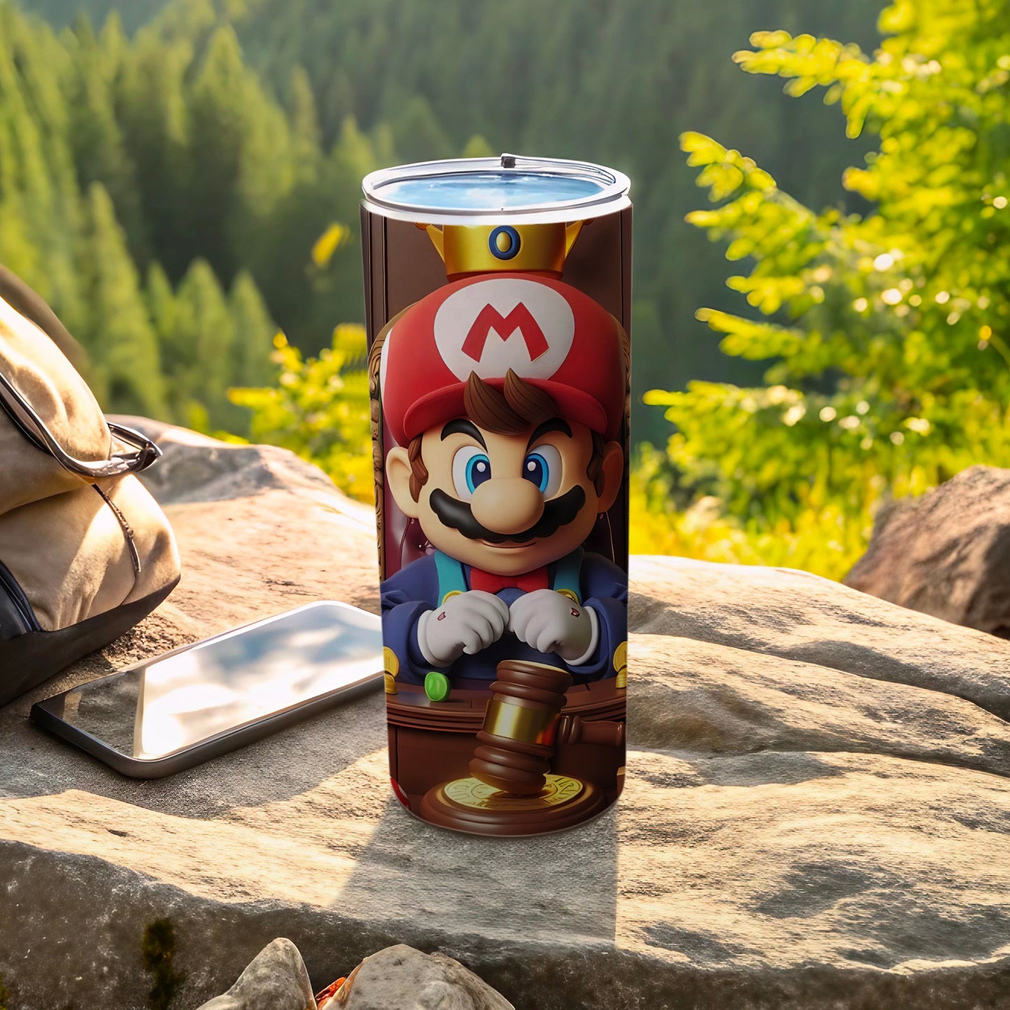 Mario Character Themed Tall Insulated Drinking Tumbler