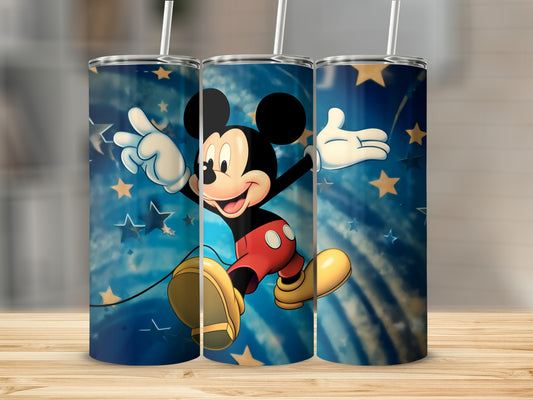Mickey Mouse Starry Night Design Tumbler