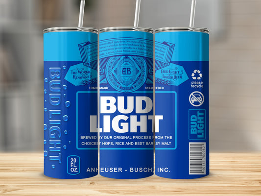 Bud Light The World Renowned 20 FL OZ Lager Beer product type