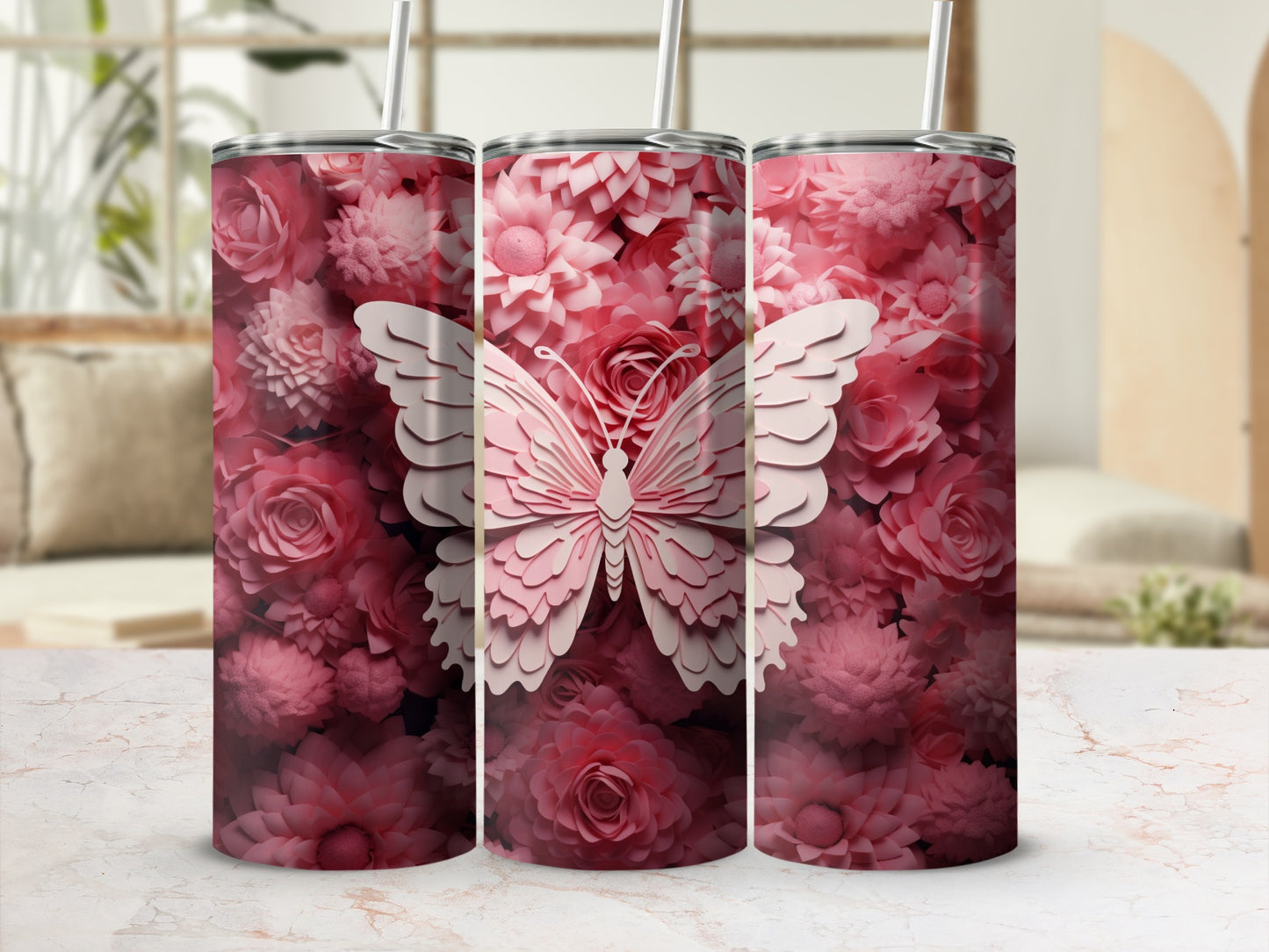 Pink Paper Flowers Butterfly Design Artistic product type

Pink Tumbler
Butterfly Design
Floral Print
Paper Flowers
Rose Pattern
Botanical Art
3D Effect
Layered Look
Whimsical Tumbler
Elegant Design
Drinkware Gift
Custom Tumbler
Feminine Style
Spring Theme
Summer Vibes
Decorative Tumbler
Aesthetic Drinkware
Blush Pink
Floral Background
Butterfly Art