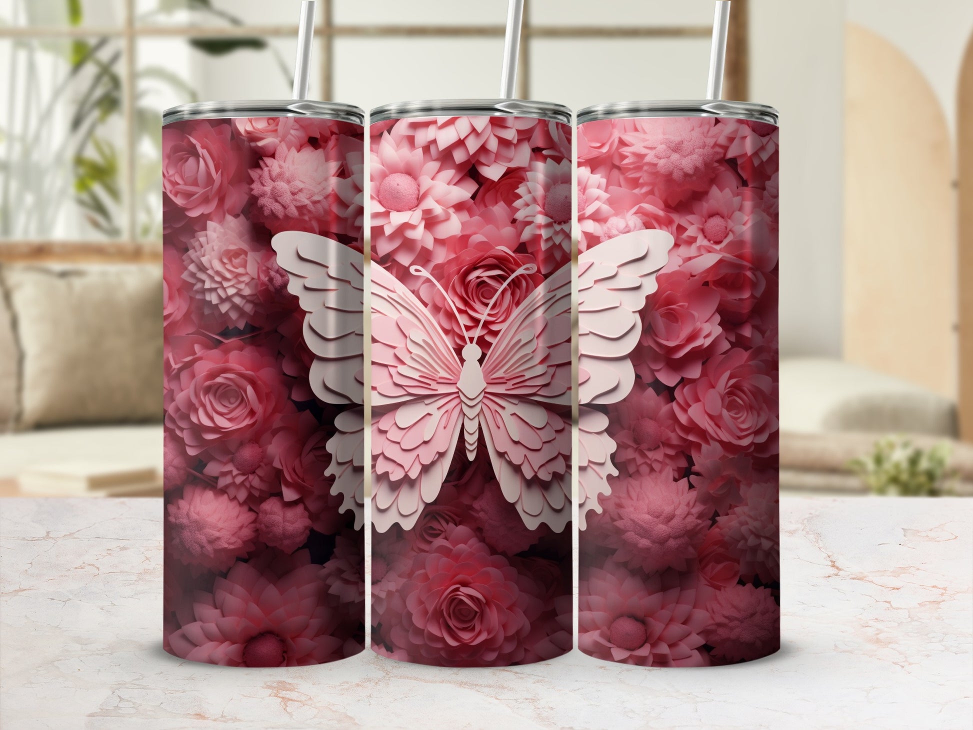 Pink Paper Flowers Butterfly Design Artistic product type

Pink Tumbler
Butterfly Design
Floral Print
Paper Flowers
Rose Pattern
Botanical Art
3D Effect
Layered Look
Whimsical Tumbler
Elegant Design
Drinkware Gift
Custom Tumbler
Feminine Style
Spring Theme
Summer Vibes
Decorative Tumbler
Aesthetic Drinkware
Blush Pink
Floral Background
Butterfly Art