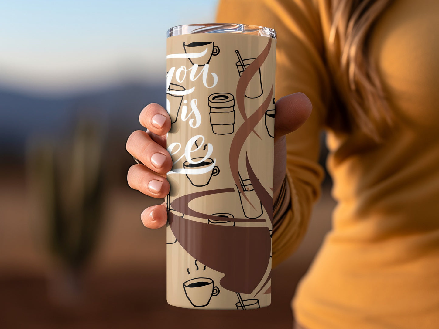 All You Need Is Coffee Style Unique Design Tumblers