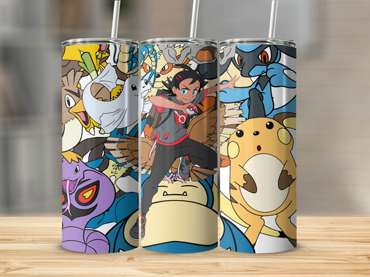 Colorful Anime Characters Insulated Tumbler Cup Drinkware
