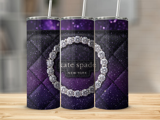 Inspired By Fabulous Kate Spade New York Diamond Circle Logo Tumblers