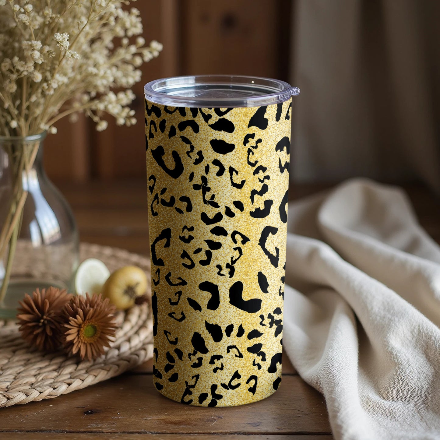 Stylish Leopard Print Tumbler for Everyday Use