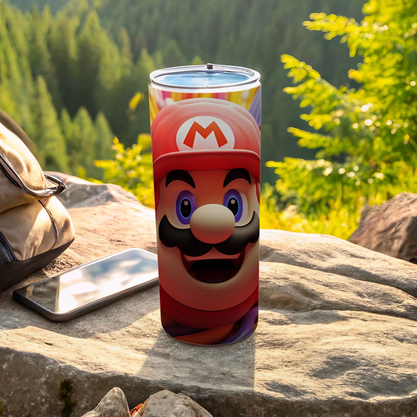 Vibrant Mario Design Insulated Tumbler Cup