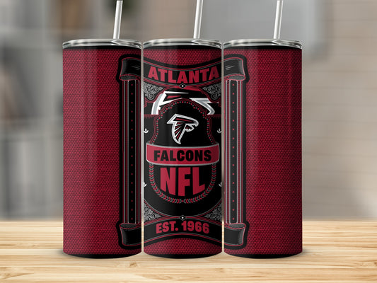 Atlanta Falcons NFL Established 1966 Design Tumbler