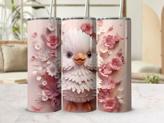 Adorable Baby Bird Pink Flowers Whimsical Paper Cut Tumbler product type
Tumbler
Insulated Cup
Drinkware
Bird Art
Baby Chick
Floral Design
Pink Blossoms
Paper Cut Style
Whimsical
Cute Bird
Adorable Animal
Unique Gift
Travel Cup
Aesthetic
Pastel Pink
Nature Theme
Spring Vibes
Drink Container
Desk Decor
Gift Idea
