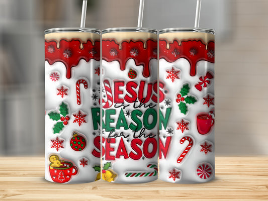 Jesus Is The Reason For The Season Tumbler Cup