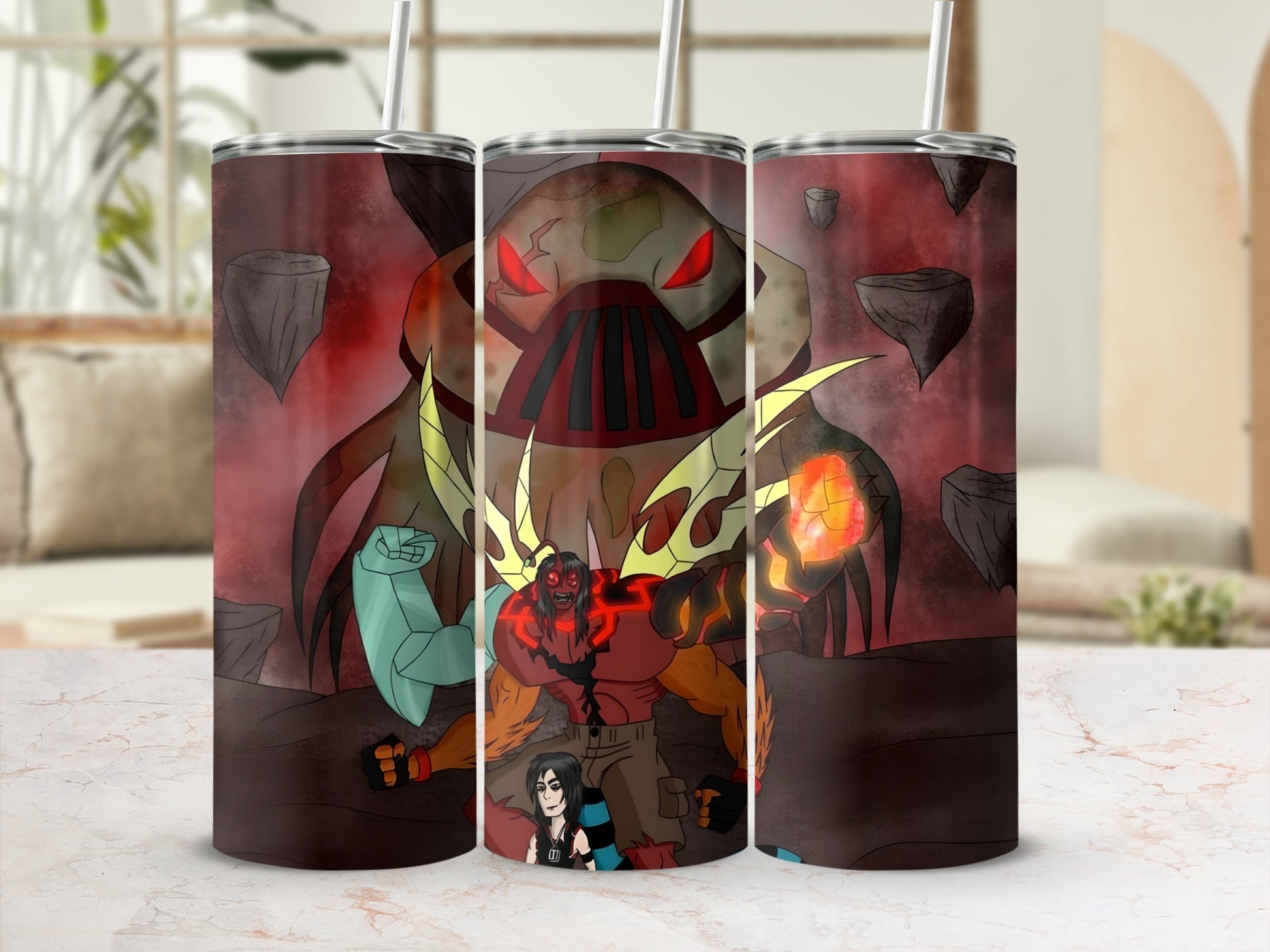 Epic Battle Fantasy Print Tumbler Cup