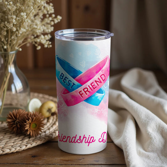 Colorful Best Friend Friendship Day Tumbler Gift