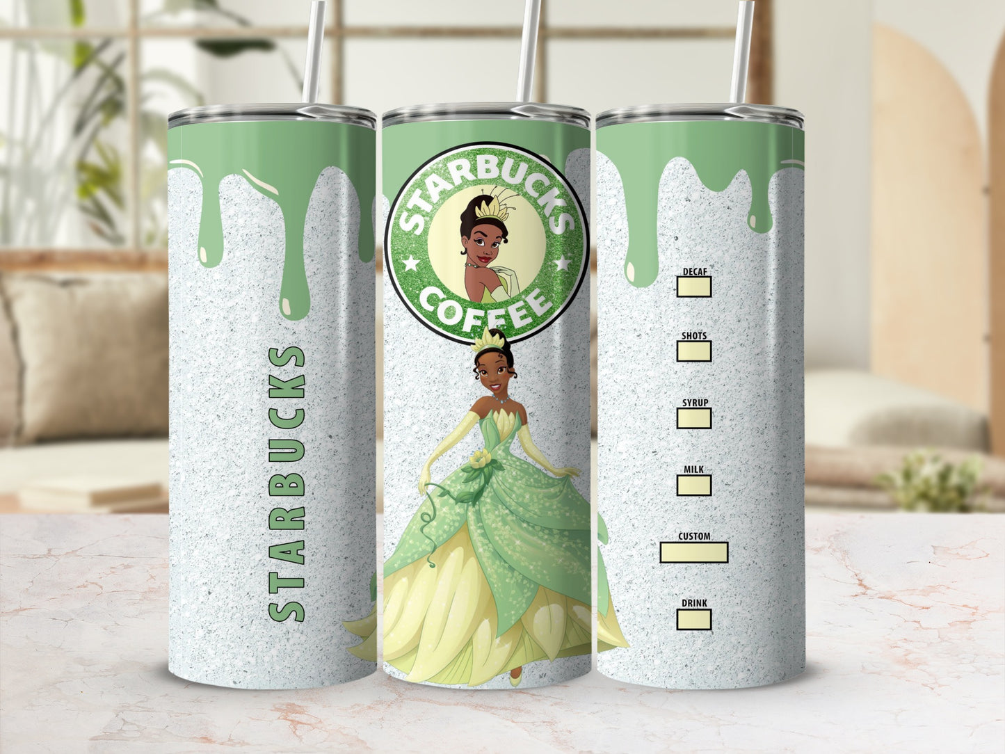 Starbucks Coffee With Princess Tiana Tumbler Cup