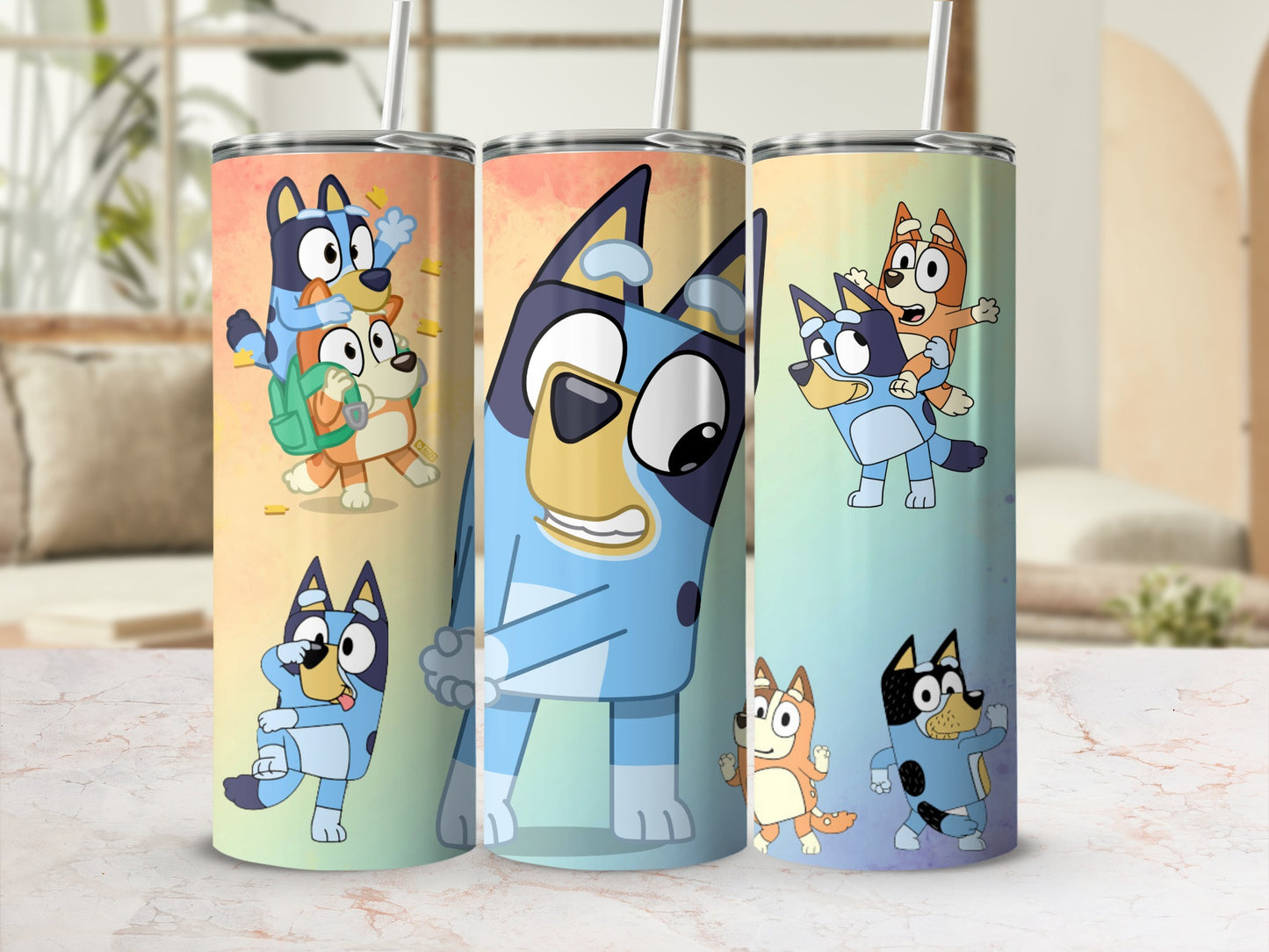 Cartoon Dog Character Design Insulated Tumbler