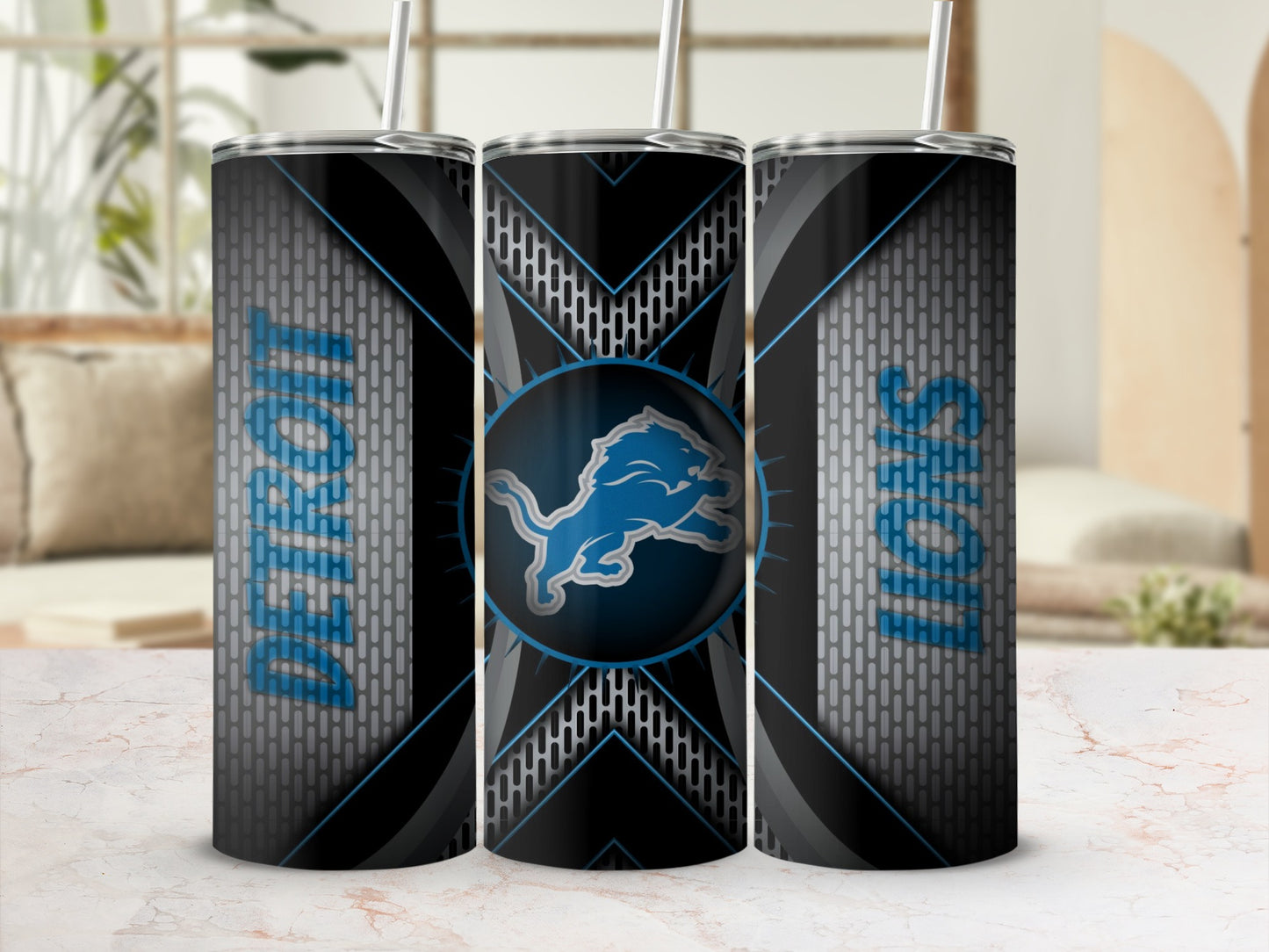 Detroit Lions Football Team Style Image for True Fans Tumblers