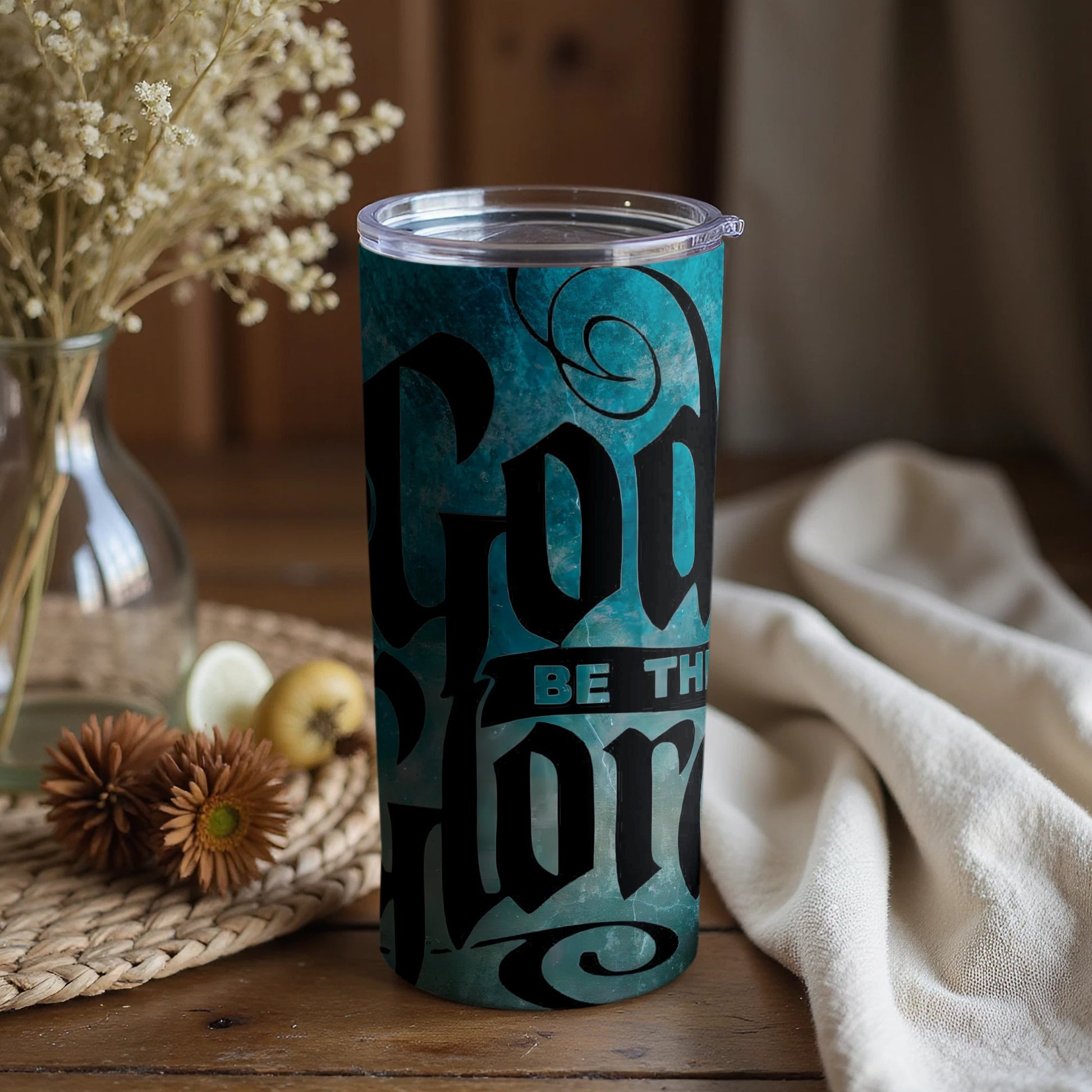 God Will Be The Glory Inspirational Tumbler