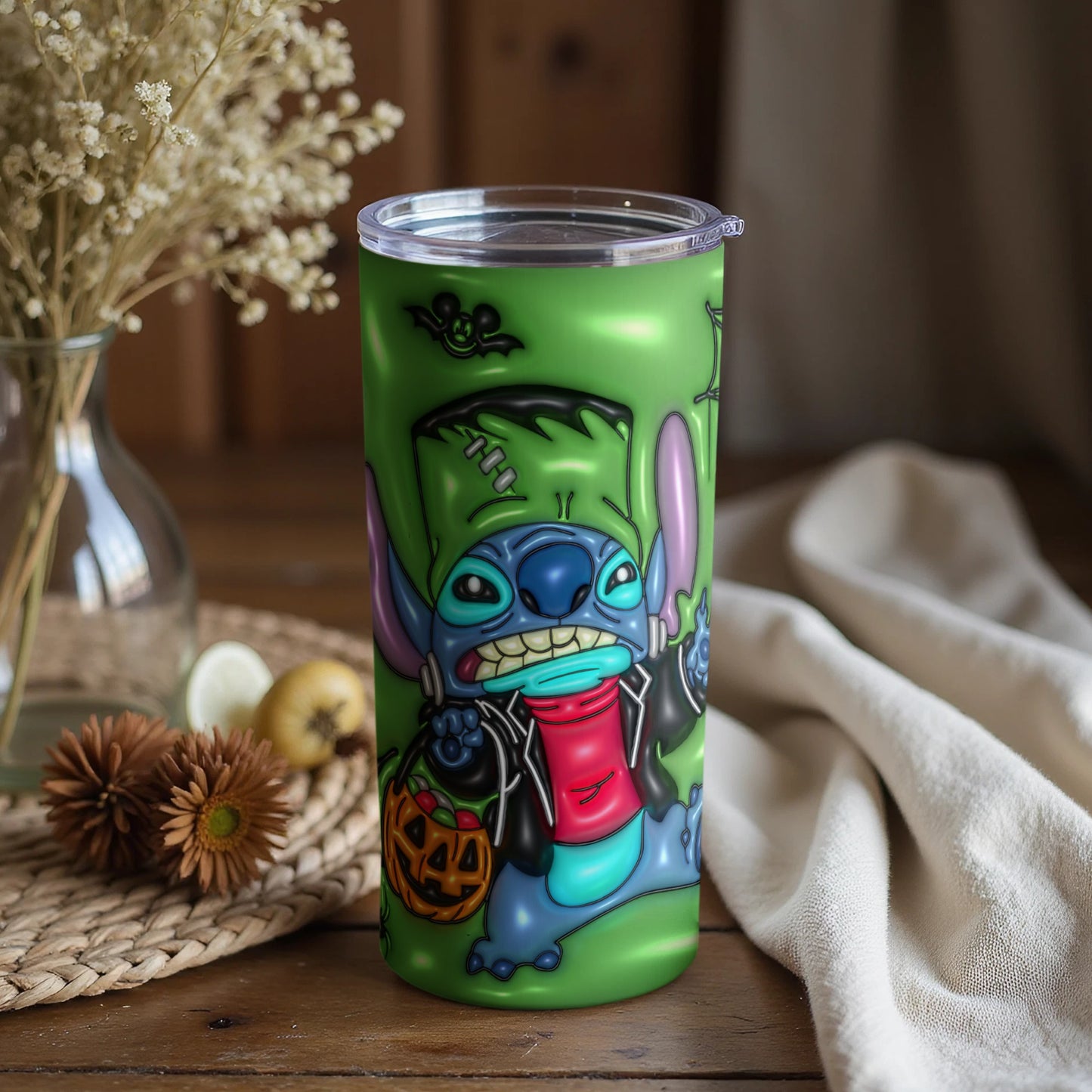 Halloween Themed Stitch Character Tumbler Product