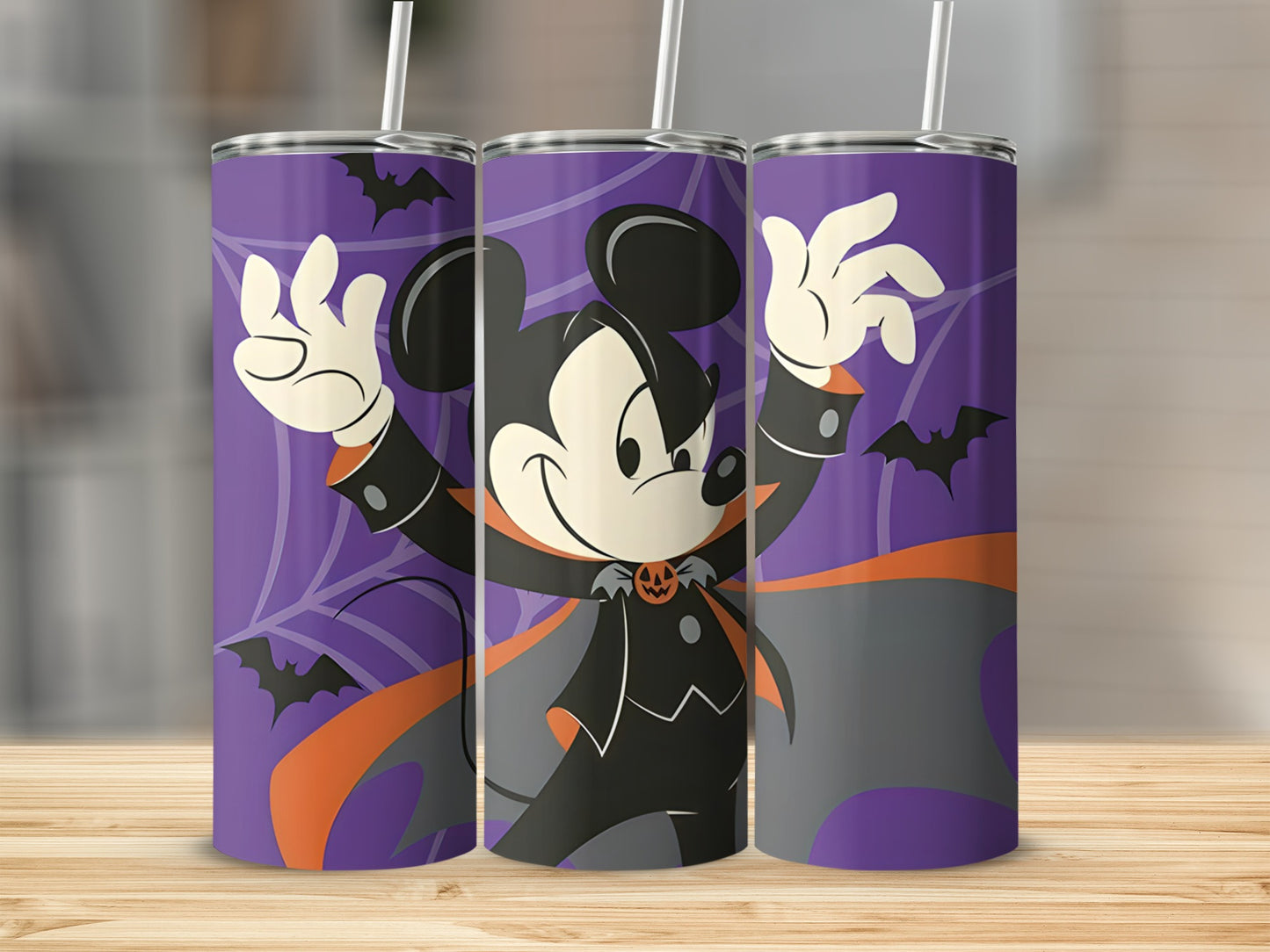 Halloween Dracula Mickey Mouse Insulated Tumbler Product
