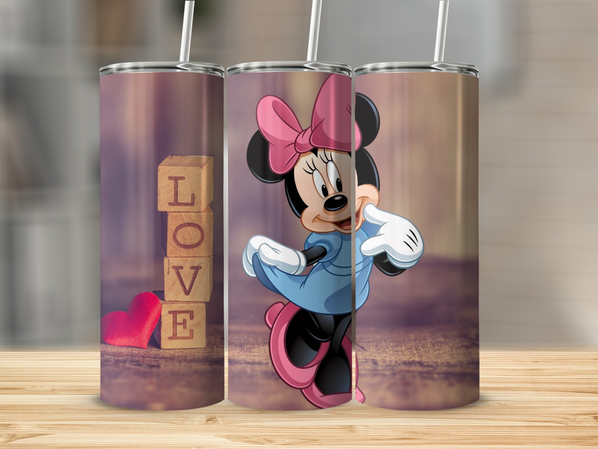 Minnie Mouse Love Design Tumbler Product